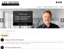 Tablet Screenshot of leegeiger.com